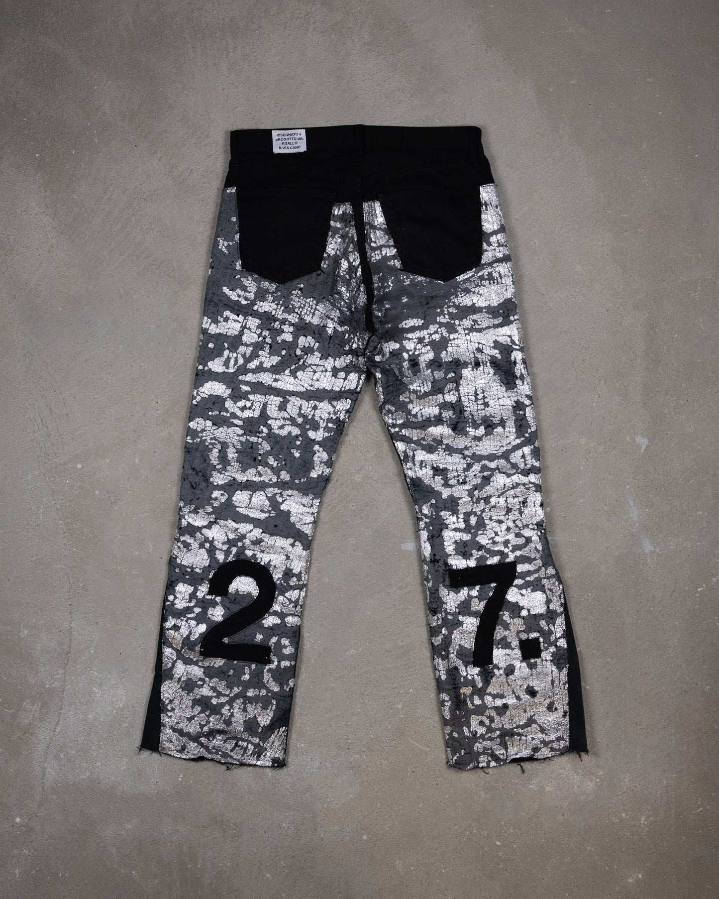 SILVER FOIL DENIM