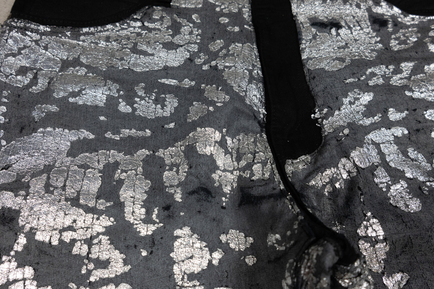 SILVER FOIL DENIM